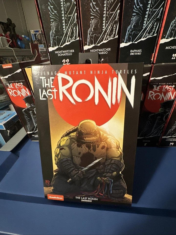 Lote de 14 bonecos colecionáveis NECA TMNT The Last Ronin Series novos lacrados - Imagem 3 de 4