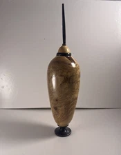 John Mascoll Signed 2013 Ambrosia Maple Vessel - Wooden Art Sculpture