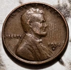 1934 D Lincoln Wheat Penny Free S&H BIN414