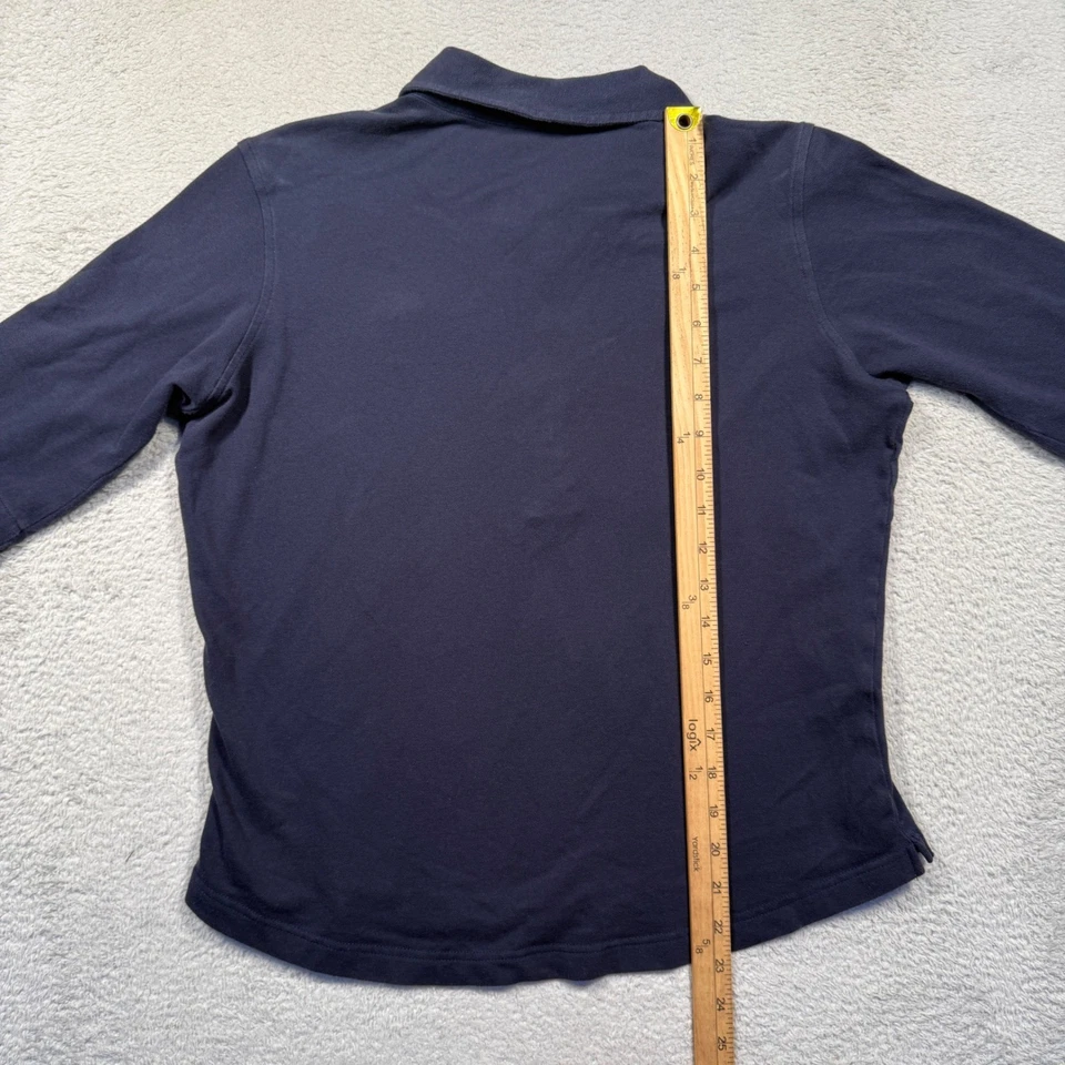 Camisa polo vintage Y2K Antigua para mujer azul marino Indiana Pacers manga L 3/4 Foto 4 de 4