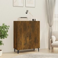 Sideboard RäUchereiche 70X34X90 Cm Holzwerkstoff FüR Wohnzimmer
