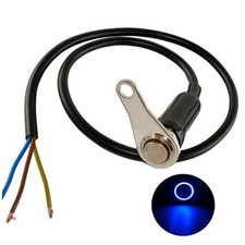 Universal 5A/12V Momentary Blue LED Motorcycle Switch ON-Off Blue LED-Momentary