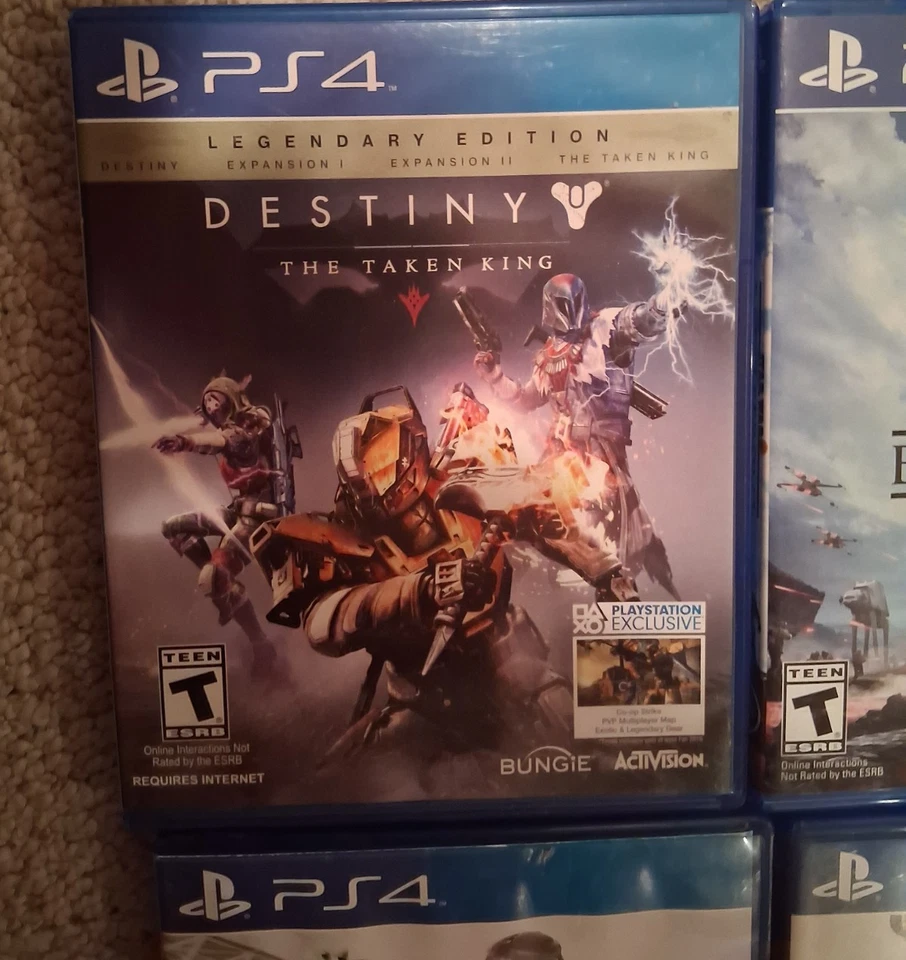 Lote de 6 Juegos PS4 - Destiny Taken King, COD Black Ops III, Batman Arkham Knight Foto 3 de 4