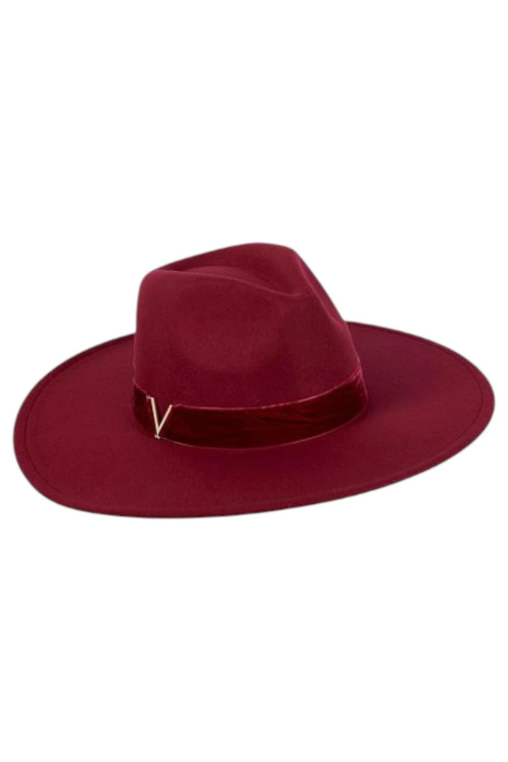 Vince Camuto Women's Floppy Panama Hat Red