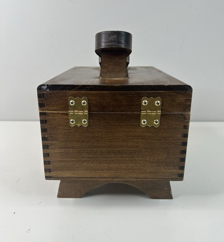 Vintage Wooden Shoe Shine Box With Contents - Picture 5 of 14