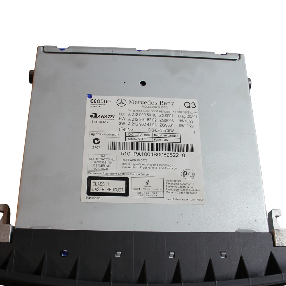 Mercedes-Benz E-Klasse W212 S212 CD-Radio A2129005010 - Bild 2 von 2