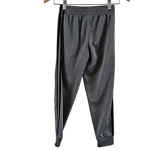 Adidas boy Pull on jogger pants size 8 colors Black and Gray excellent condition - Picture 2 of 5