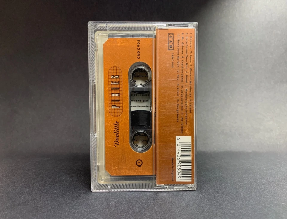 Pixies DOOLITTLE Vintage Cassette CADC905 **UK 1ST ISSUE 1989** PAPER LABELS - Image 4 of 4