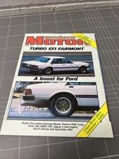 VINTAGE CAR MAGAZINE MODERN MOTOR  MUSCLE FORD HOLDEN 1984 MANCAVE RETRO 1980s