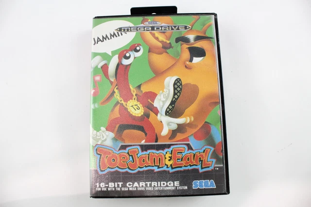Lot 15 Toe Jam & earl Sega mega Drive w/ Booklet