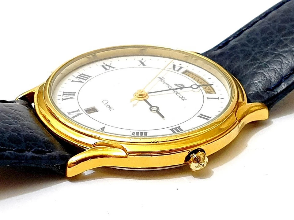 Maurice Lacroix Pontos Day-Date 97929 Quarz Herren Armbanduhr um 2000 - Bild 4 von 4