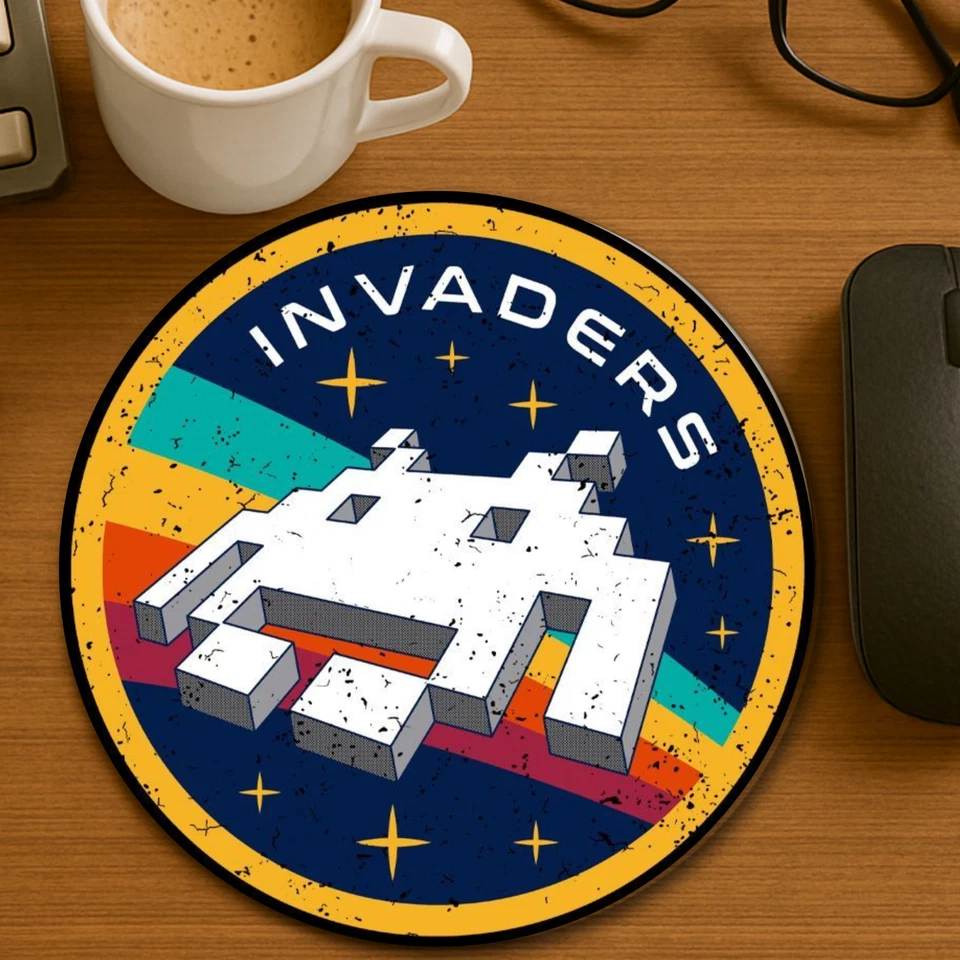 Space Invaders -Mouse Pad NEW (20 cm / 7.87") Non Slip - Image 2 of 2