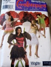 LOVELY WOMENS FAIRY COSTUMES Sewing Pattern 6-8-10-12 UNCUT
