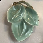 Vintage McCoy 3 Leaf plater dish  For Candy Or  Snacks