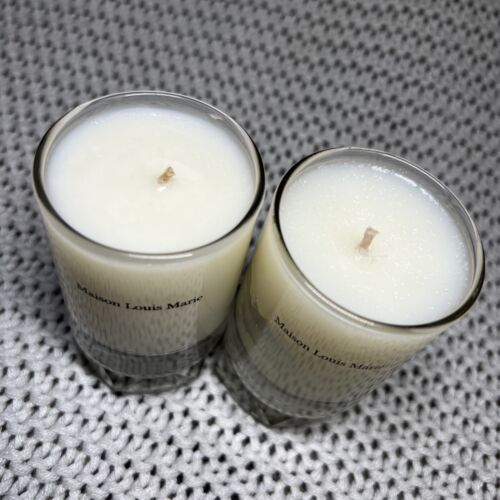 2x MAISON LOUIS MARIE No.4 Bois de Balincourt Mini Candle 2.5oz/70g - NEW - Picture 2 of 3