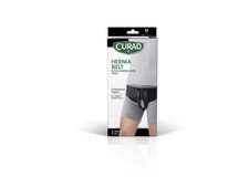 CURAD Hernia Belt w/ Removable Compression Pads, Black, Size M, Case of 4