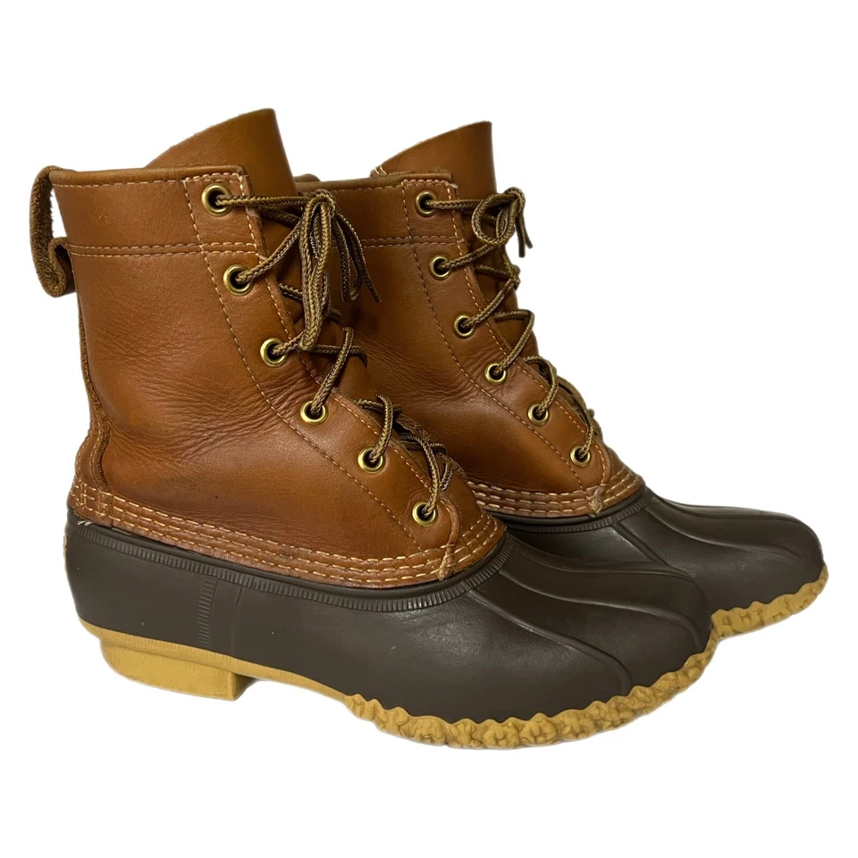 Bean Boots de L.L. Botas de Caza Bean Brown Duck LL Bean Maine - Mujer 7M Foto 3 de 4