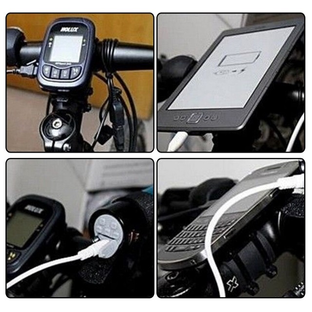 Bike Bicycle Chain Mobile Phone Charger Power Generator to USB Dynamo