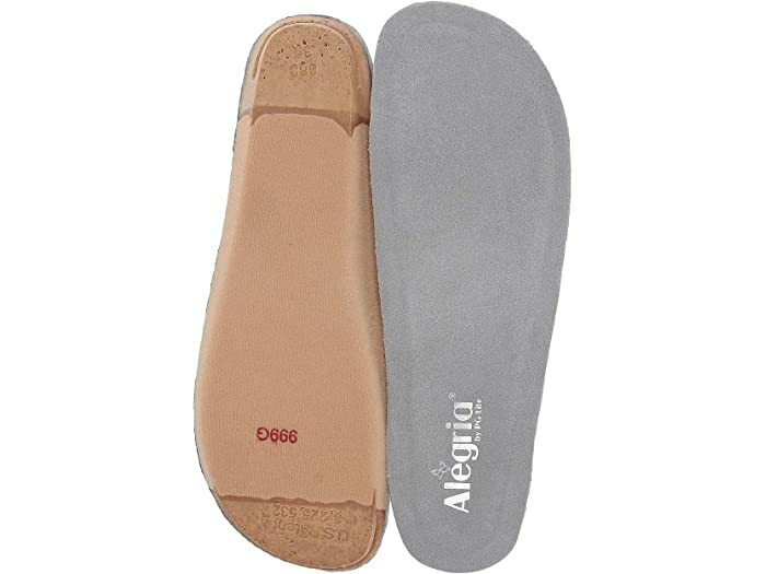 Alegria Replacement Footbed Grey Insole Women's L15206 Size EU 38 US  Reg