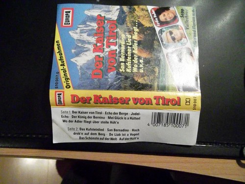 Der Kaiser von Tirol! Gut erh. Musikkassette mit 12 schönen Titeln