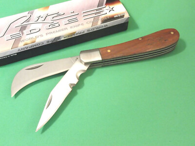 Rite EDGE 210595 Hawkbill utility 2 blade wire strip / pruning knife 4'' closed 