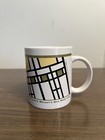 RARE VTG 1895 Frank Lloyd Wright Oak Park Playroom Design Stained Glass Mug — photo 3