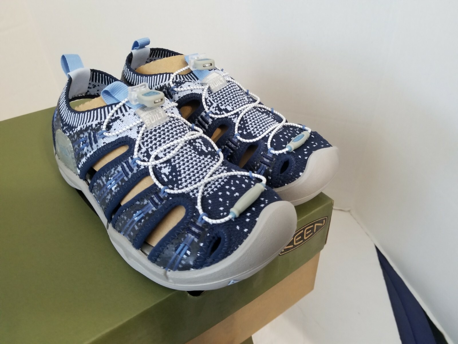 KEEN Scarpe sandali sportivi casual comfort casual da donna EvoFit blu NUOVE taglia 6