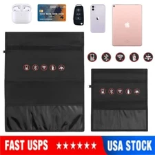 Faraday Bag RFID Signal Blocking Shielding Pouch Laptop Case 28*25cm 44*35cm NEW
