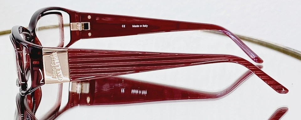 Gafas JEAN PAUL GAULTIER VJP529 COL. 9HG Burgudy NUEVAS de colección 55-18-135 Foto 4 de 4