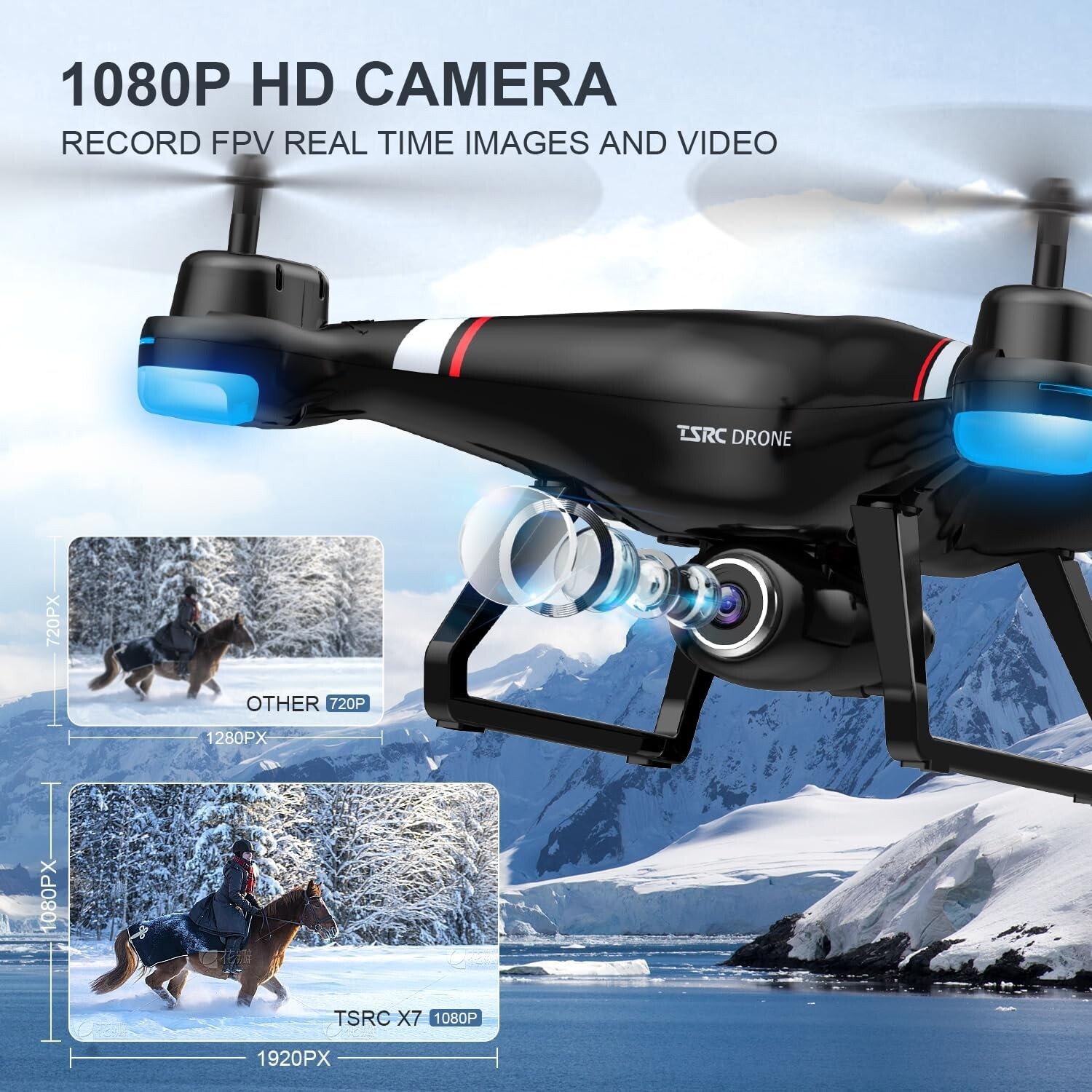 New TSRC GPS Professional Edition Phone Controlled Drone NO.X7 eBay