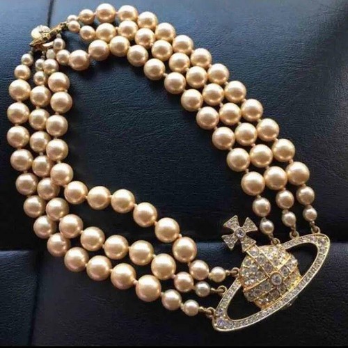 Vivienne Westwood Triple Pearl Necklace 