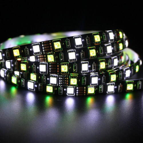 LED Strip Light 5050 Black PCB DC 12V Flexible 60LED/m 1m 5m RGB Background lamp - Picture 27 of 43