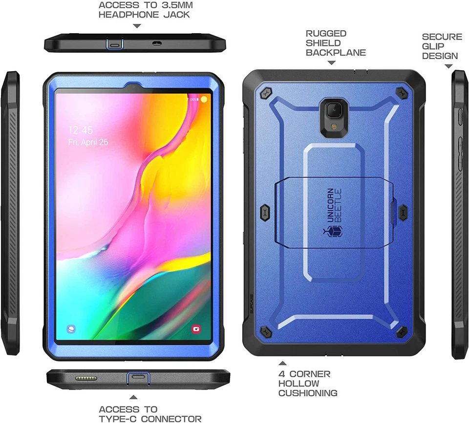 SUPCASE para Samsung Galaxy Tab A 8.0" SM-T387 (2018) Funda Protectora Soporte Cubierta Foto 4 de 4