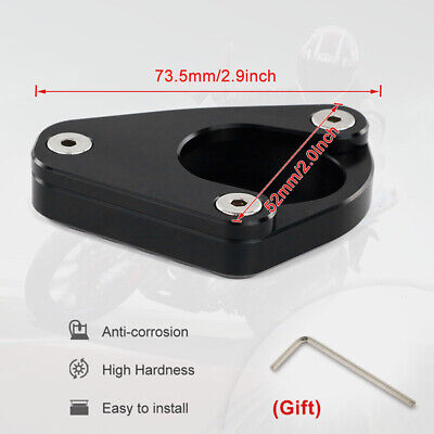 Kickstand Side Stand Enlarger Shoe Fit For Kawasaki Ninja ZX Kickstand Side Stand Enlarger Shoe Fit For Kawasaki Ninja ZX