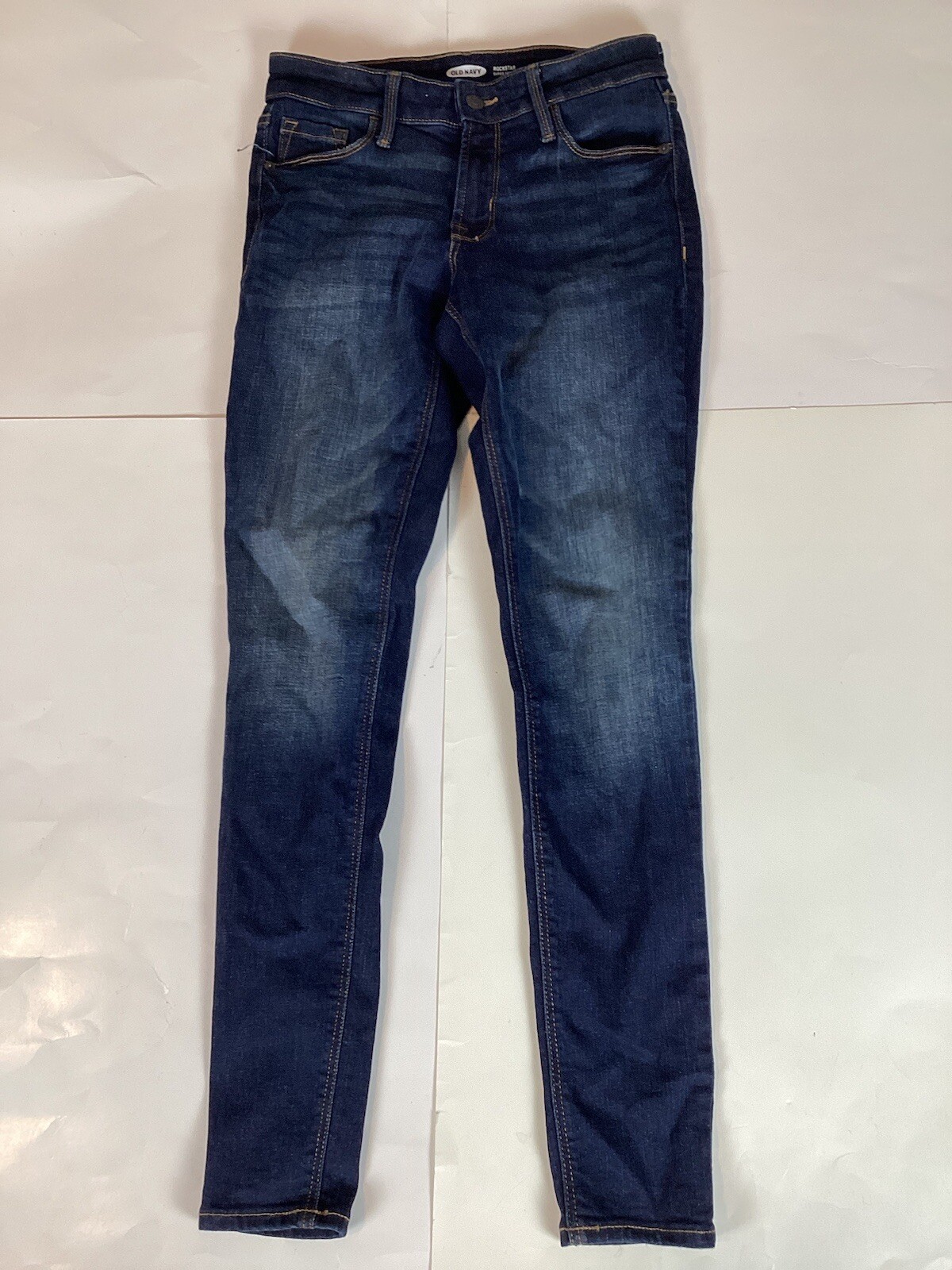 Old Navy Jeans Womens Size Mid Rise Rockstar Super Skinny Comfy