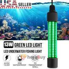 5000000 Lumens 12V 120 LED Green Underwater Fishing Light Lamp Fish Attract