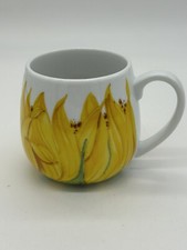KONITZ Ceramic Coffee Tea Mug Yellow Sunflowe...