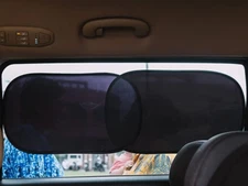 kinder Fluff 4-Pack Large Car Window Shade for Baby - Blocks 99.95% UV