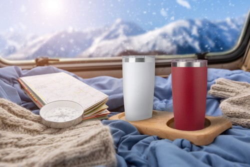 20oz Stainless Steel Tumbler Slider Lid Vacuum Insulated Travel Cup Coffee Mug - Picture 29 of 91