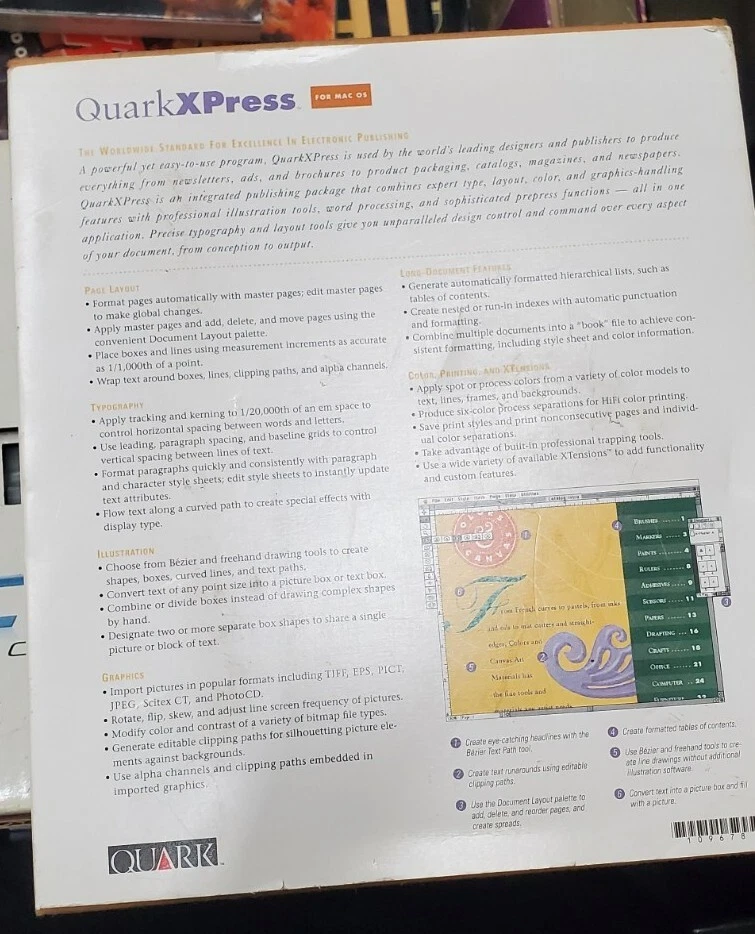 NUEVO software de publicación Quark XPress vintage para MAC OS  Foto 2 de 3