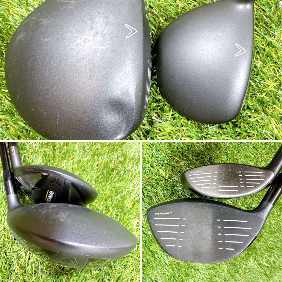 Callaway Warbird Club Set 1W 5W 5-9i Pw 8pc RH Graphite Regular