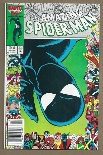 🔥AMAZING SPIDER-MAN #282*MARVEL, 1986*X-FACTOR*25TH ANNIVERSARY COVER*VF-*