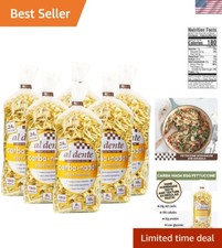 Low-Carb Roasted Garlic Egg Fettuccine, 10oz Bags (6 Pack) - Fit & Healthy