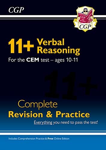 New 11+ CEM Verbal Reasoning Complete Revision and Practice - Ag