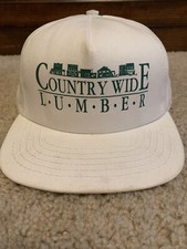 Vintage Country Wide Lumber Snapback Hat Made In The USA