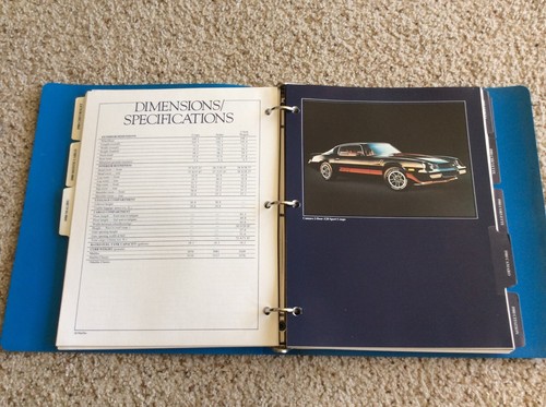 1980 Chevrolet original dealership product seminar album with camaro and corve - Picture 4 of 11