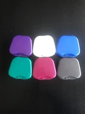2X PLACKERS STANDARD Orthodontic Retainer Storage Case Box Mouthguard Container