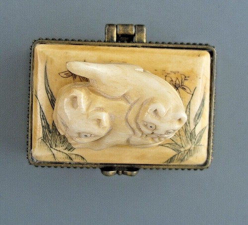HANDMADE DECORATIVE BOX - CATS - Picture 2 of 4
