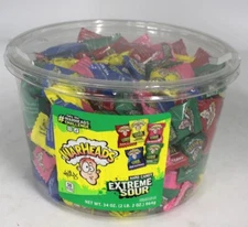 Warheads Extreme Sour Hard Candy 240 Count Tub War Head Bulk Candies OVER 2 LBS