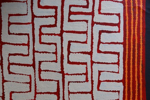 Ray James Tjangala "Yunala" 88cm x 60cm Gallery COA, Photo, Signature - Picture 5 of 7